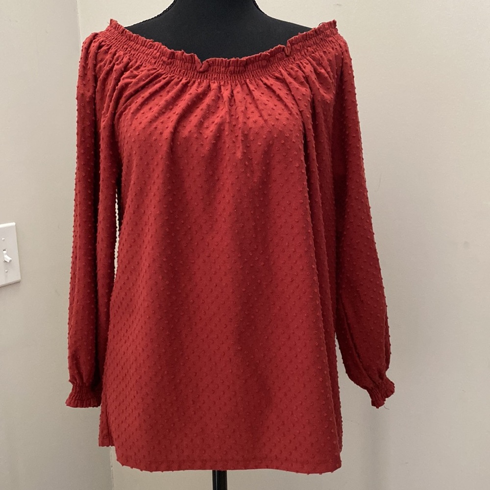 Style & Co long sleeve Top/Blouse. Size Large.